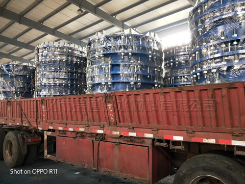 西寧市政工程雙DN1600法蘭傳力接頭發貨現場